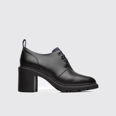 Side view of Whitnee Black Formal Shoes for Women