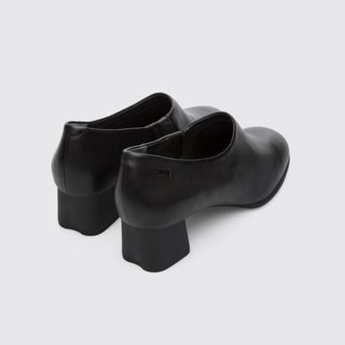 Back view of Katie Black Heels for Women