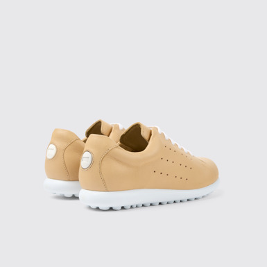 Back view of Pelotas XLite Pink leather shoes for women