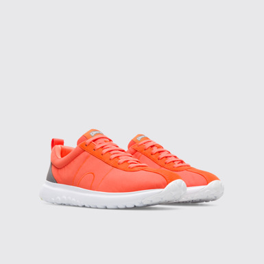 Front view of Canica Orange Sneakers for Women