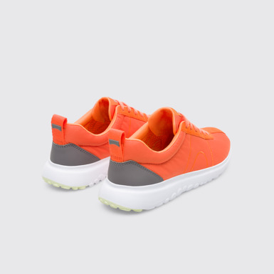 Back view of Canica Orange Sneakers for Women
