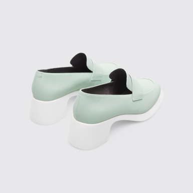 Back view of Trisha Green Heels for Women