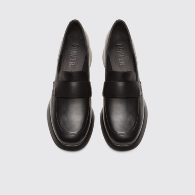 Overhead view of Trisha Black Heels for Women