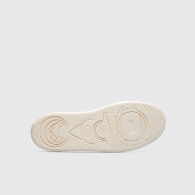The sole of Courb Cream women's sneaker