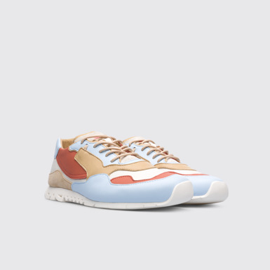 Front view of Nothing Multicolored sneaker for women