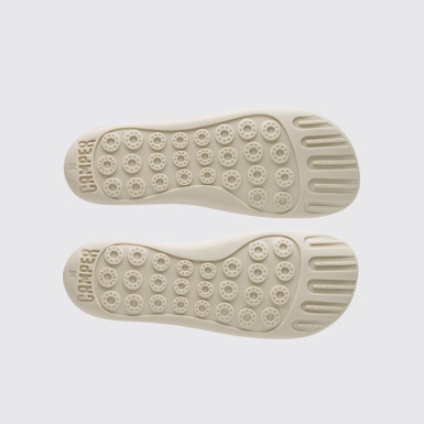 The sole of Twins Beige Casual Shoes for Women