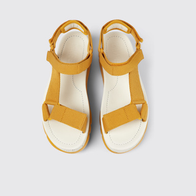 Oruga Up Orange Textile Sandal for Women