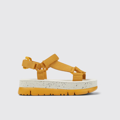 Oruga Up Orange Textile Sandal for Women