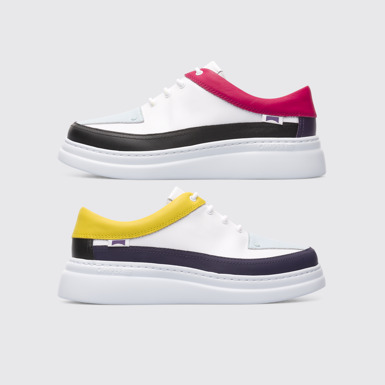 Side view of Twins Multicolor Casual Shoes for Women
