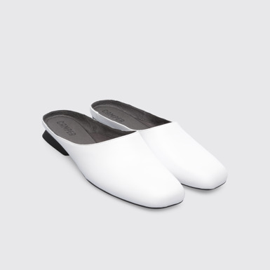Front view of Casi Myra White Formal Shoes for Women