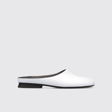 Side view of Casi Myra White Formal Shoes for Women