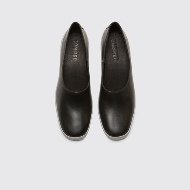 Overhead view of Upright Black Heels for Women