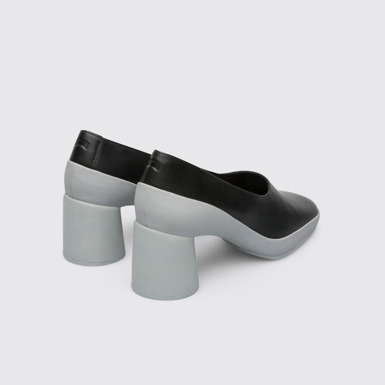 Back view of Upright Black Heels for Women