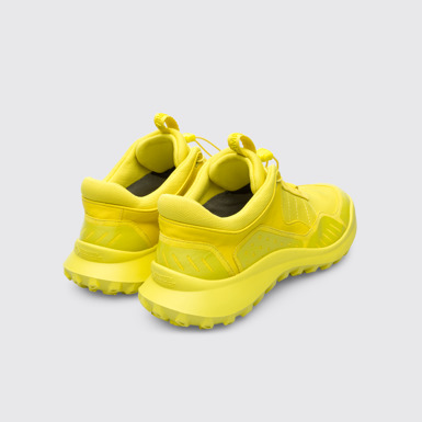 Back view of CRCLR Yellow Sneakers for Women