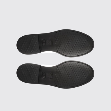 The sole of Twins White Formal Shoes for Women