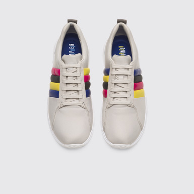 Overhead view of Twins Beige Sneakers for Women