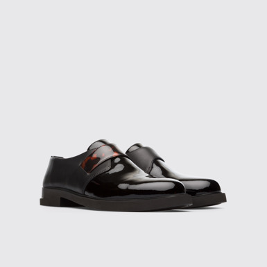 Front view of Twins Black Formal Shoes for Women