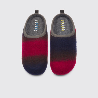 Overhead view of Twins Multicolor Slippers for Women