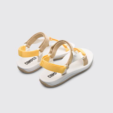 Back view of Match Multicolor Textile Sandals for Women.