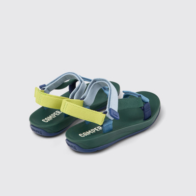 Match Sandalias multicolores de tejido para mujer