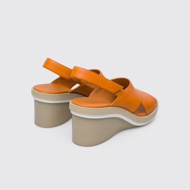 Back view of Kyra Women’s orange sandal