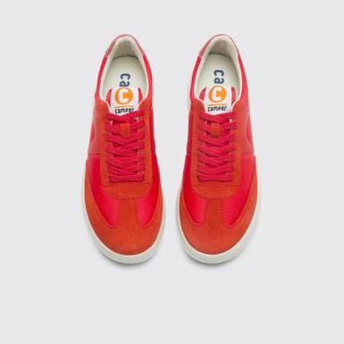 Overhead view of Pelotas XLite Red sneaker for women