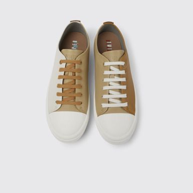 Twins Sneakers marrones, beige y blancas para mujer