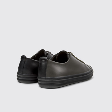 Back view of Twins Multicolor Leather Sneakers for Women.