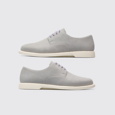Side view of Twins Women’s multi-colored lace-up shoe
