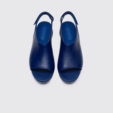Overhead view of Balloon Women’s blue sandal