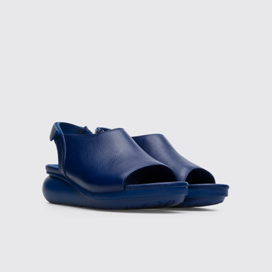 Front view of Balloon Women’s blue sandal