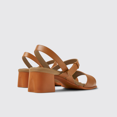 Back view of Katie Women’s brown strappy sandal