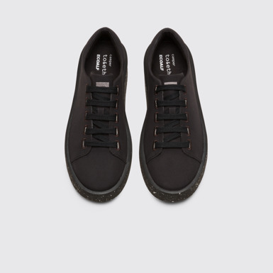 Overhead view of Ecoalf Black women’s sneaker