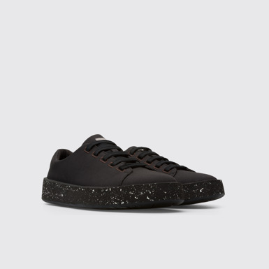 Front view of Ecoalf Black women’s sneaker