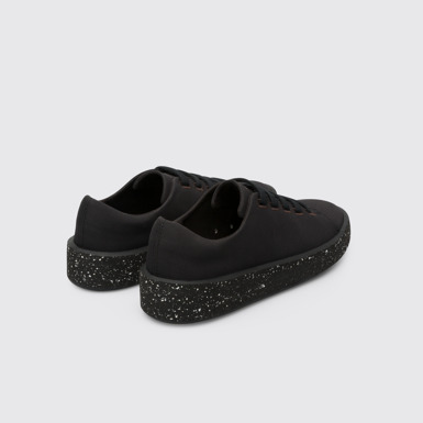 Back view of Ecoalf Black women’s sneaker