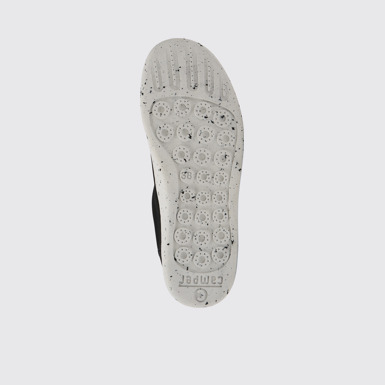 The sole of Peu Touring Black recycled PET sneakers for women