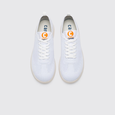 Overhead view of Pelotas XLite White sneaker for women