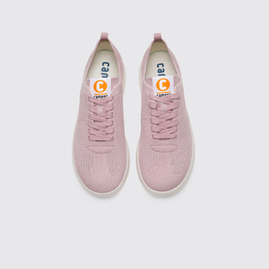 Overhead view of Pelotas XLite Pink sneaker for women