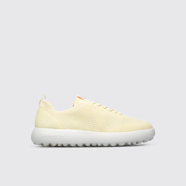 Side view of Pelotas XLite Yellow sneaker for women
