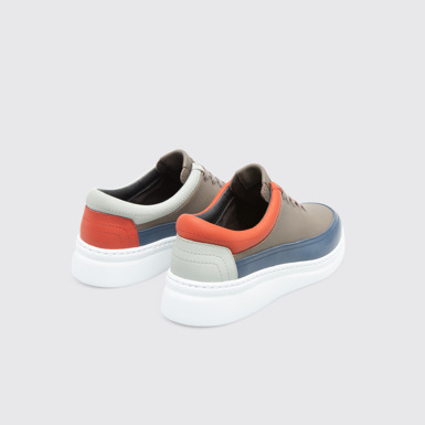 Back view of Twins Multi-colored TWINS sneaker for women