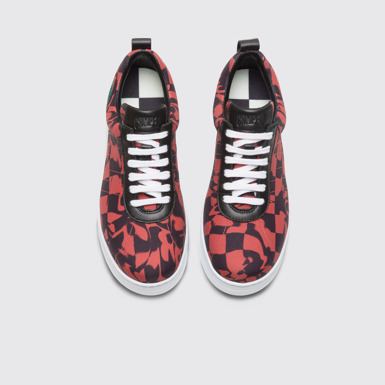 Overhead view of Twins Women's multi-colored TWINS sneaker