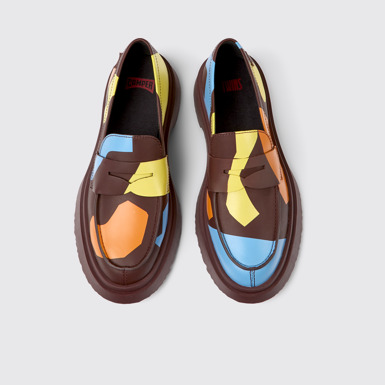 Twins Mocassins imprimés multicolores pour femme