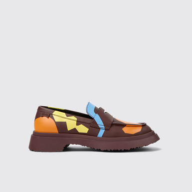 Twins Mocassins imprimés multicolores pour femme