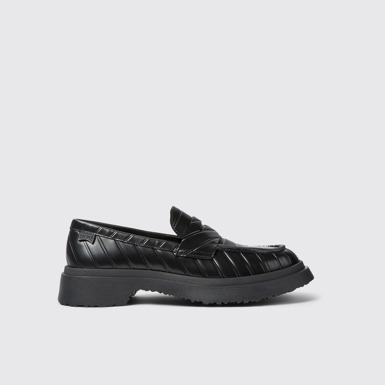 Twins Mocasines negros de piel para mujer
