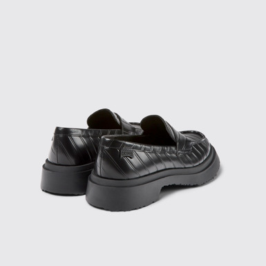 Twins Schwarzer Damenloafer aus Leder
