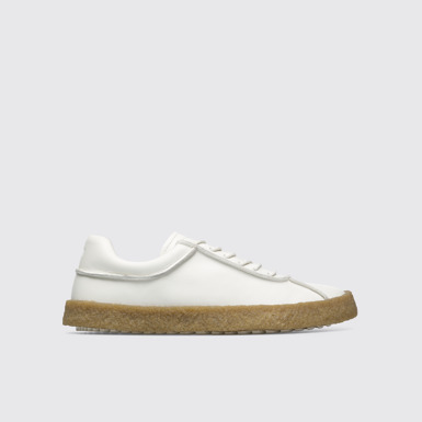 Side view of Bark White shoe for women