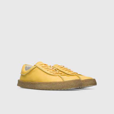 Front view of Bark Yellow shoe for women