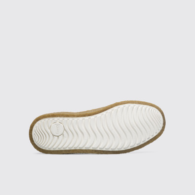 The sole of Bark Yellow shoe for women