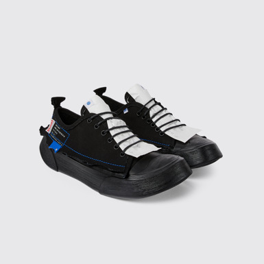 Front view of ADERERROR Black sneakers
