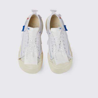 Overhead view of ADERERROR White sneakers